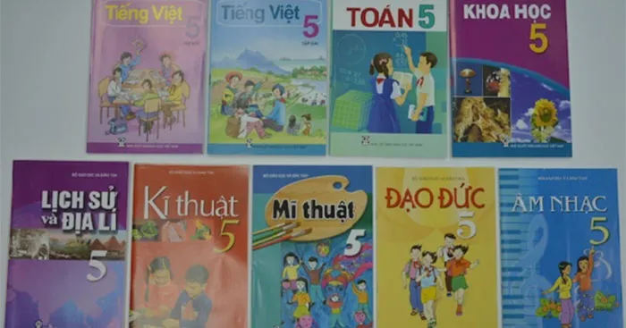 Bộ sách giáo khoa Lớp 5 (Sách học sinh)