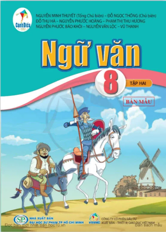 Bộ sách giáo khoa Lớp 8: Cánh diều (Sách học sinh)