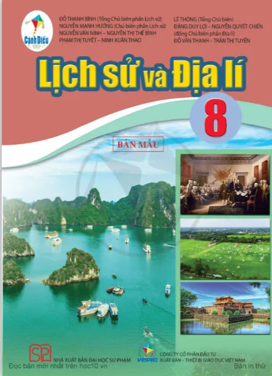 Bộ sách giáo khoa Lớp 8: Cánh diều (Sách học sinh)