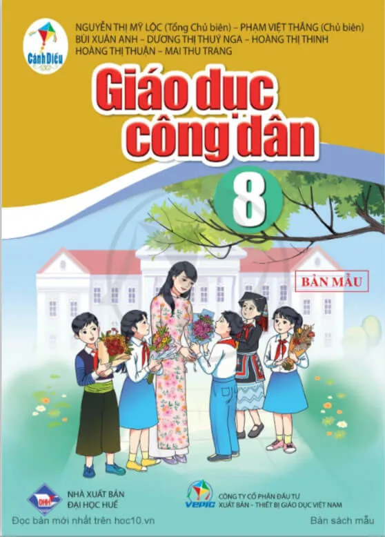 Bộ sách giáo khoa Lớp 8: Cánh diều (Sách học sinh)