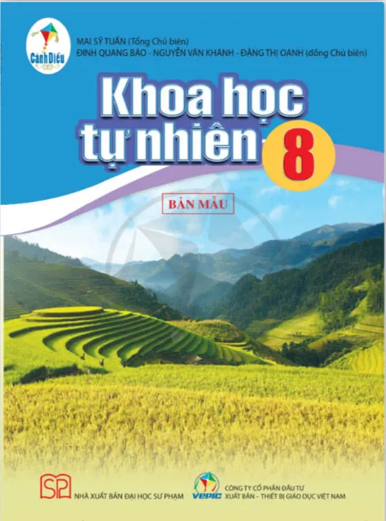 Bộ sách giáo khoa Lớp 8: Cánh diều (Sách học sinh)