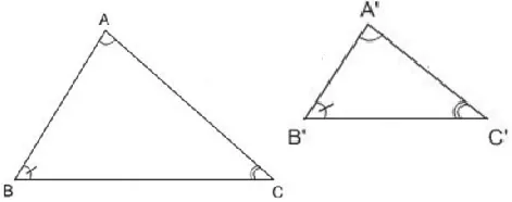 Các trường hợp đồng dạng của tam giác