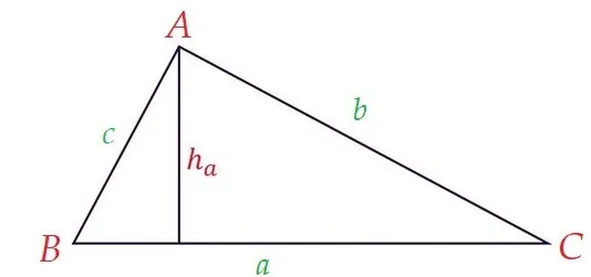 Công thức tính diện tích tam giác, chu vi tam giác