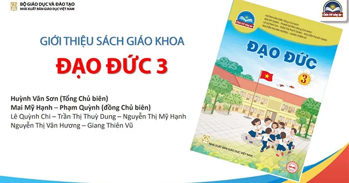 Đáp án trắc nghiệm tập huấn môn Đạo đức 3 sách Chân trời sáng tạo