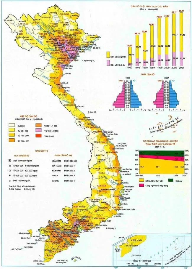 Địa lí 10 Bài 2: Một số phương pháp biểu hiện các đối tượng địa lí trên bản đồ