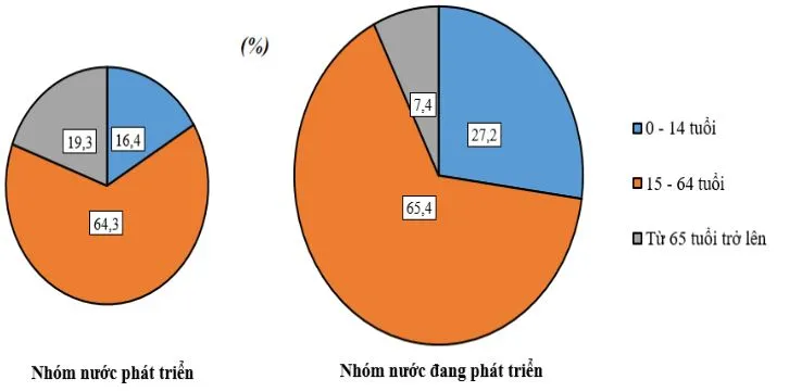 Địa lí 10 Bài 22: Thực hành phân tích tháp dân số, vẽ biểu đồ cơ cấu dân số theo nhóm tuổi