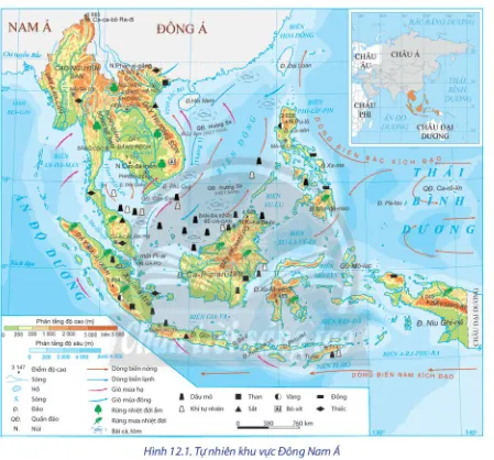 Địa lí 11 Bài 12: Tự nhiên, dân cư, xã hội và kinh tế Đông Nam Á