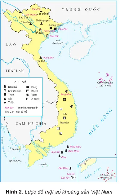 Địa lí lớp 5 Bài 2: Địa hình và khoáng sản