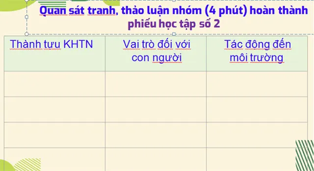 Giáo án môn Khoa học tự nhiên 6 (Sách mới)