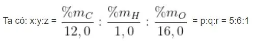 Hóa 11 Bài 12: Công thức phân tử hợp chất hữu cơ