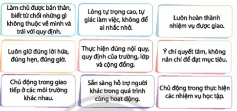 Hoạt động trải nghiệm 10: Thể hiện phẩm chất tốt đẹp của người học sinh