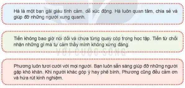 Hoạt động trải nghiệm 6: Đức tính đặc trưng của em