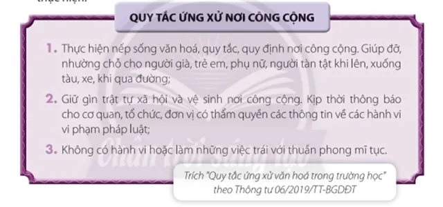 Hoạt động trải nghiệm 6: Xây dựng cộng đồng văn minh, thân thiện