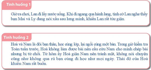 Hoạt động trải nghiệm 7: Kiểm soát cảm xúc của bản thân