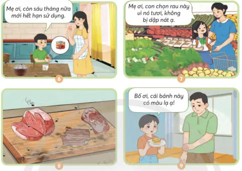 Khoa học lớp 4 Bài 26: Thực phẩm an toàn