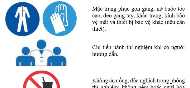 KHTN Lớp 6 Bài 2: An toàn trong phòng thực hành