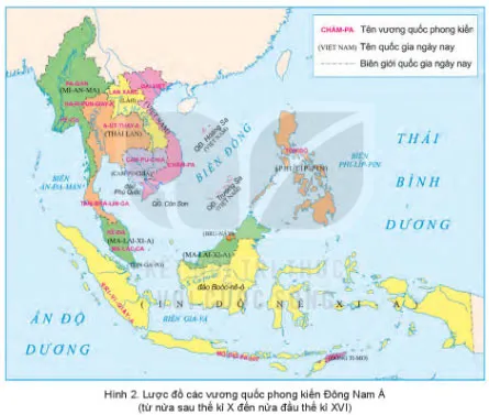 Lịch sử 7 Bài 6: Các vương quốc phong kiến Đông Nam Á từ nửa sau thế kỉ X đến nửa đầu thế kỉ XVI