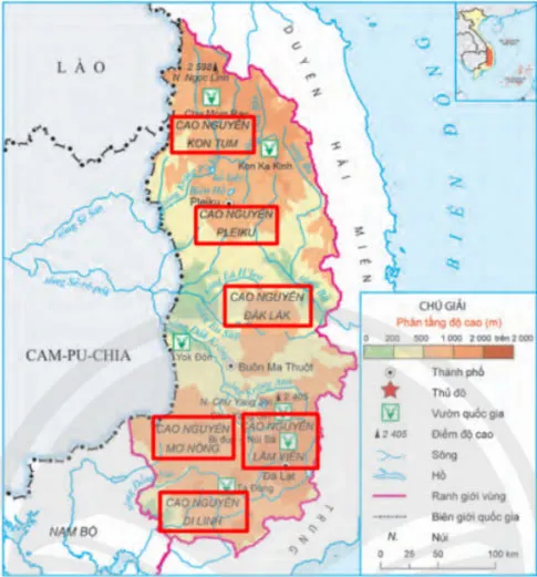 Lịch sử Địa lí lớp 4 Bài 15: Thiên nhiên vùng Tây Nguyên