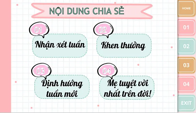 Mẫu PowerPoint sinh hoạt lớp ngày 20/10