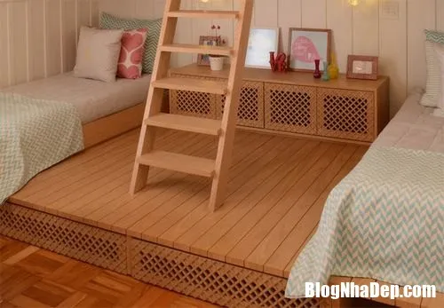 Mẫu thiết kế phòng ngủ siêu dễ thương dành cho các bé gái