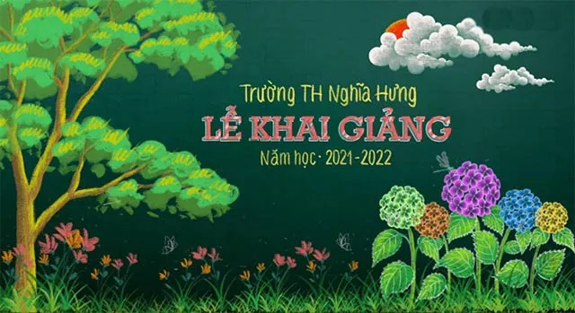 Mẫu trang trí bảng lớp đẹp ấn tượng 2023