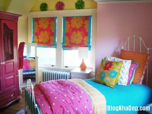 Những phòng ngủ đầy sắc màu & trang trí độc đáo hớp hồn teen