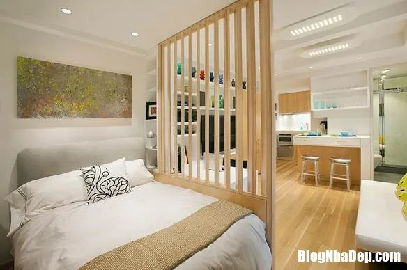 Những thiết kế vách ngăn không gian phòng ngủ lạ mắt đầy ấn tượng