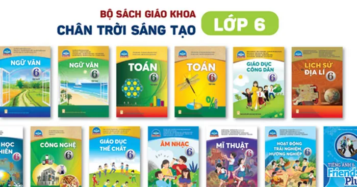 Phân phối chương trình lớp 6 sách Chân trời sáng tạo (11 môn)