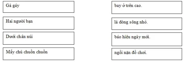 Phiếu bài tập ôn hè môn tiếng Việt lớp 1 lên lớp 2 theo chương trình mới