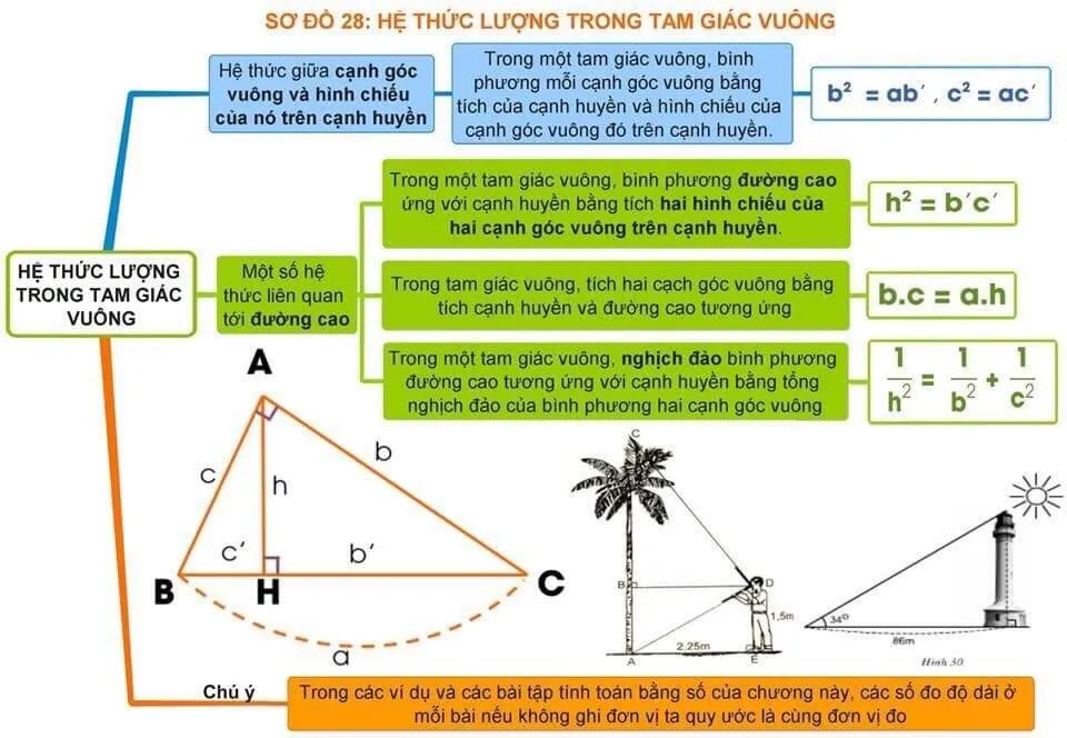 Sơ đồ tư duy môn Toán lớp 9