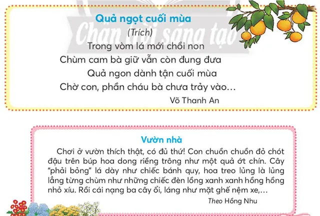 Soạn bài Vườn dừa của ngoại trang 122