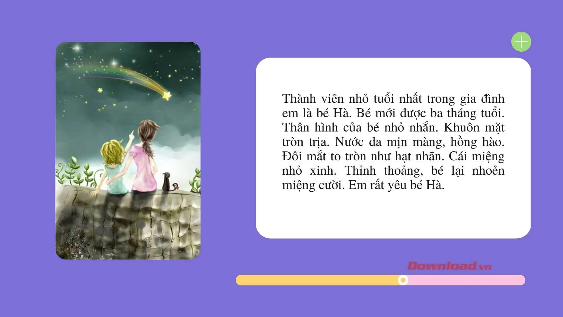 Tập làm văn lớp 2: Tả em gái yêu quý của em (22 mẫu)