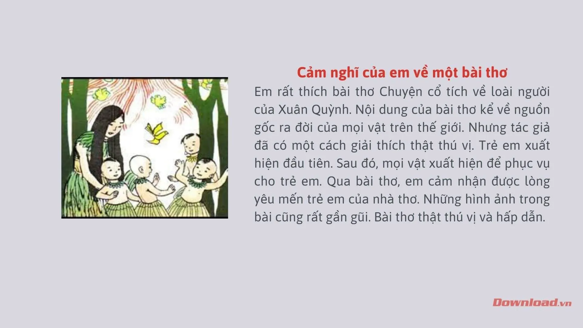 Tập làm văn lớp 3: Ghi vào nhật kí đọc sách cảm nghĩ của em về một bài thơ em mới được học (hoặc được đọc)