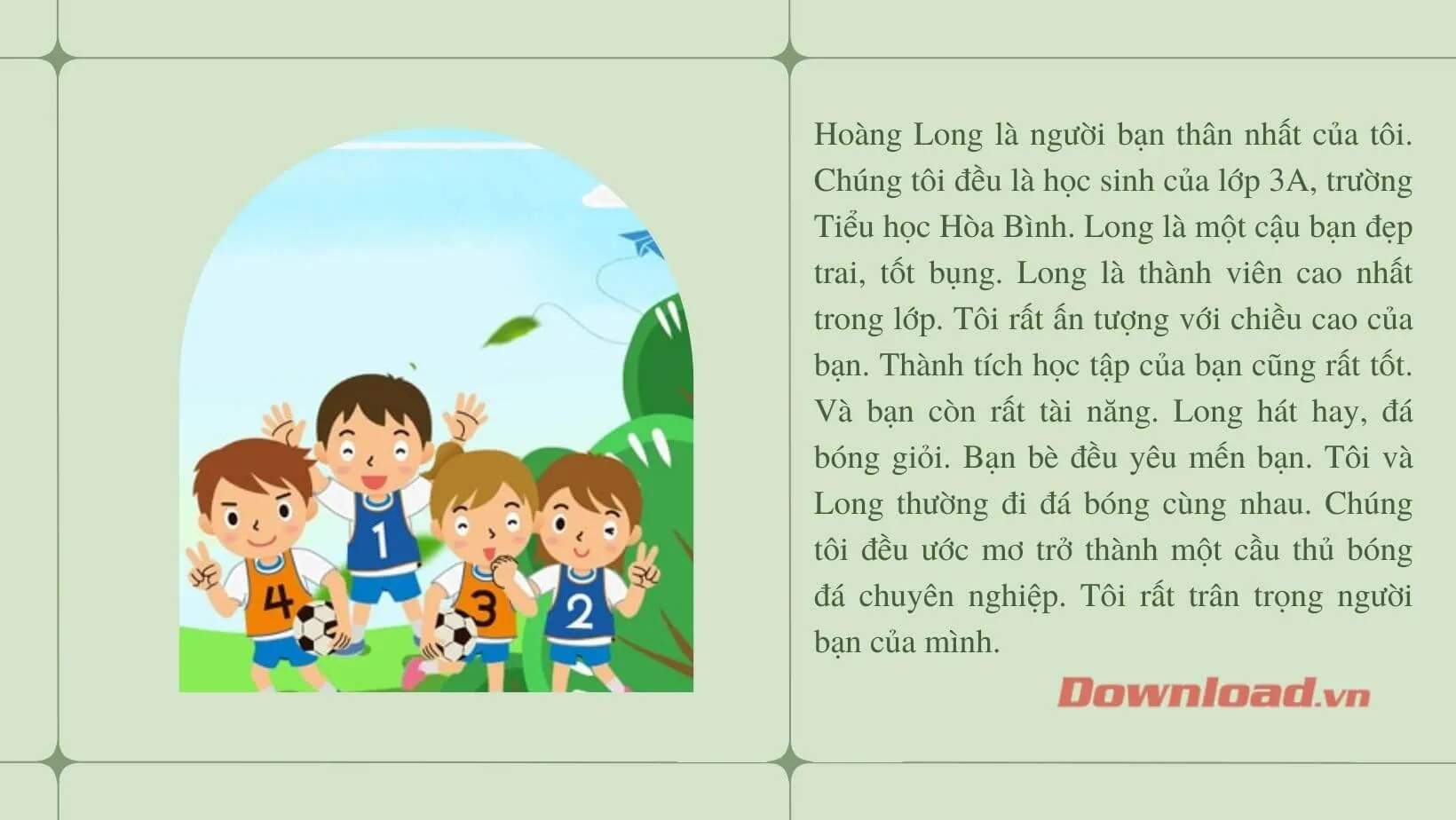 Tập làm văn lớp 3: Viết đoạn văn nêu tình cảm, cảm xúc của em với một người mà em yêu quý