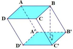 Thể tích khối lăng trụ: Công thức và bài tập