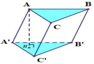 Thể tích khối lăng trụ: Công thức và bài tập