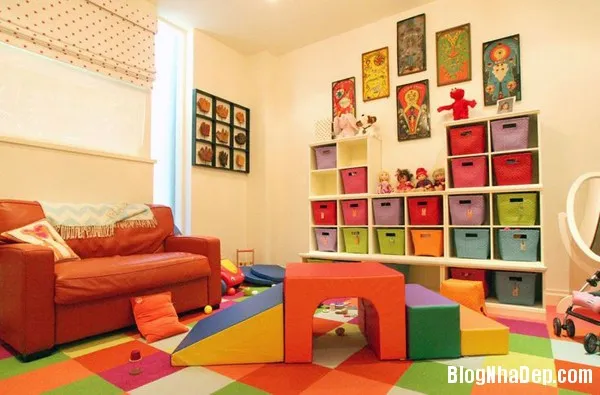 Thiết kế phòng trẻ em đầy sắc màu