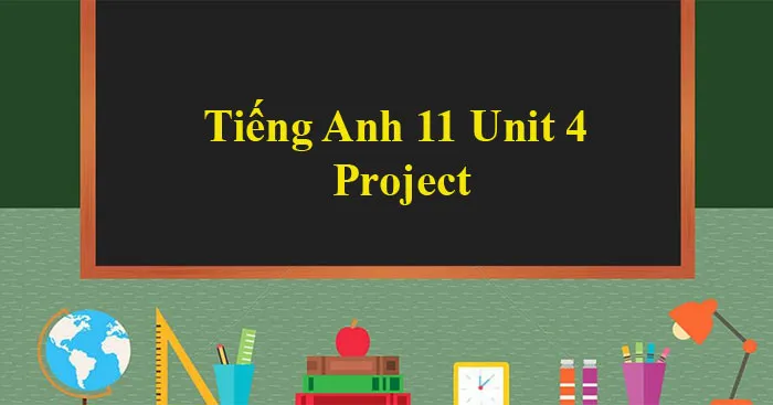 Tiếng Anh 11 Unit 4: Project