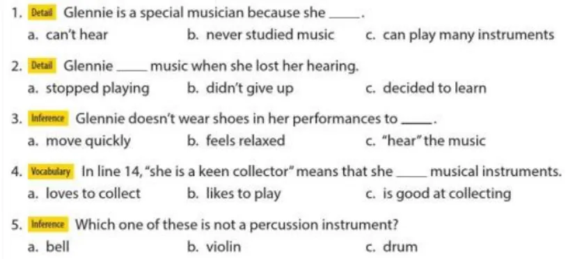 Tiếng Anh 7 Unit 6: Comprehension