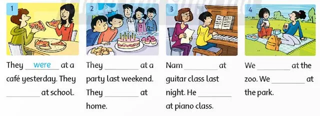 Tiếng Anh lớp 4 Unit 12: Lesson Two