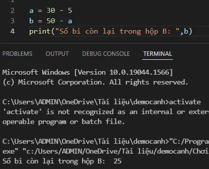 Tin học 10 Bài 3: Thực hành làm quen và khám phá Python