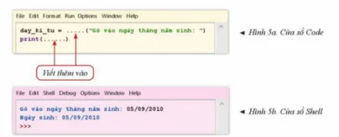 Tin học 10 Bài 3: Thực hành làm quen và khám phá Python