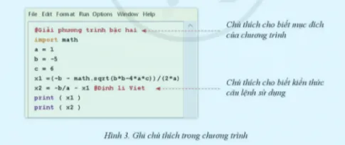 Tin học 10 Bài 5: Thực hành viết chương trình đơn giản