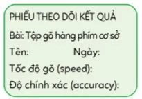 Tin học lớp 3 Bài 2: Em tập gõ hàng phím cơ sở