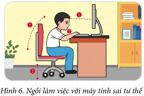 Tin học lớp 3 Bài 5: Bảo vệ sức khỏe khi dùng máy tính