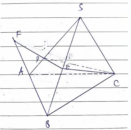 Toán 11 Bài 10: Đường thẳng và mặt phẳng trong không gian