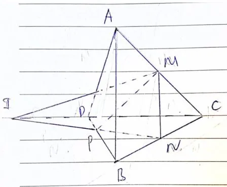 Toán 11 Bài 10: Đường thẳng và mặt phẳng trong không gian