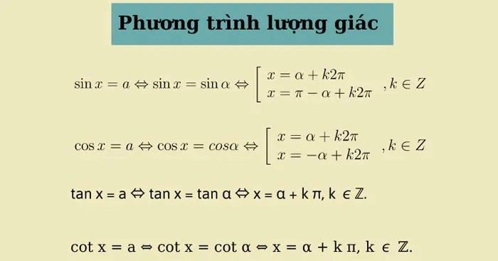 Toán 11 Bài 5: Phương trình lượng giác cơ bản