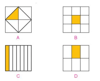 Toán 3 Bài 14: Một phần mấy