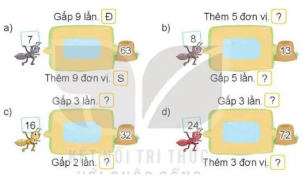 Toán 3 Bài 24: Gấp một số lên một số lần